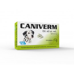 Caniverm tabletes 0.7g N1